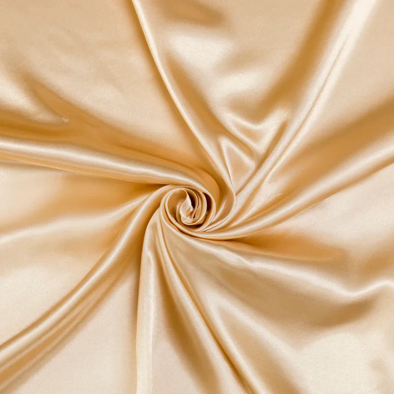 Nevav Premium  Polyester Satin Sheets Set - Silky 4-Piece Queen Bedding with Pillowcases