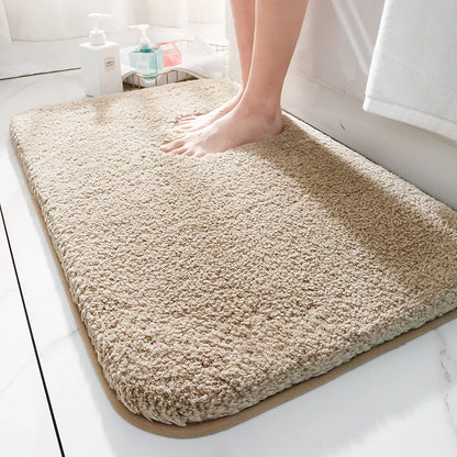 Nevav Premium Microfiber Bath Mat - Super Absorbent Plush Non-Slip Bathroom Rug